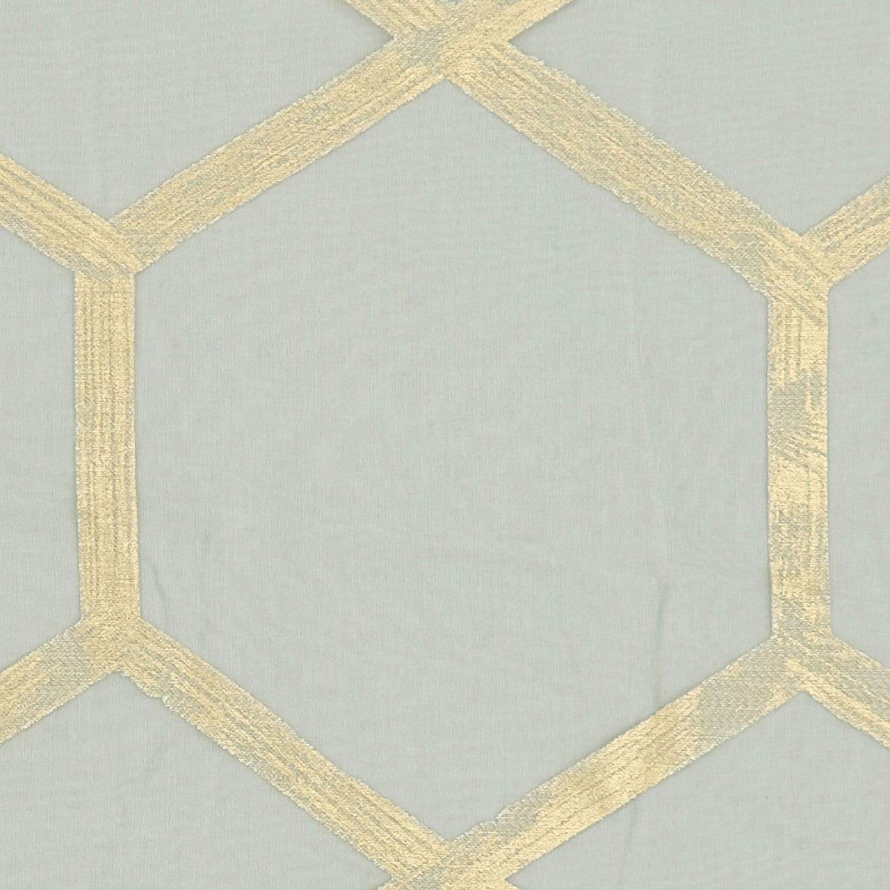 F1469/02 Forma Metalli Charcoal/Gold Fabric by Clarke and Clarke