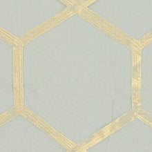 F1469/02 Forma Metalli Charcoal/Gold Fabric by Clarke and Clarke