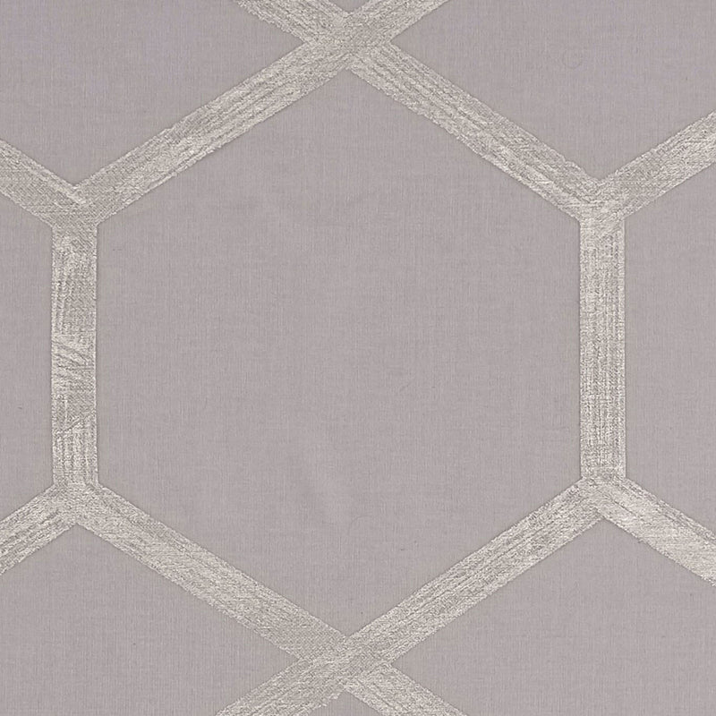 F1469/03 Forma Metalli Charcoal/Silver Fabric by Clarke and Clarke