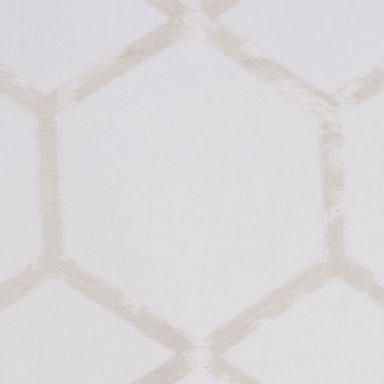 F1469/04 Forma Metalli Ivory/Silver Fabric by Clarke and Clarke