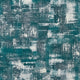 Tessellati Metalli Teal/Gilver Fabric by Clarke and Clarke
