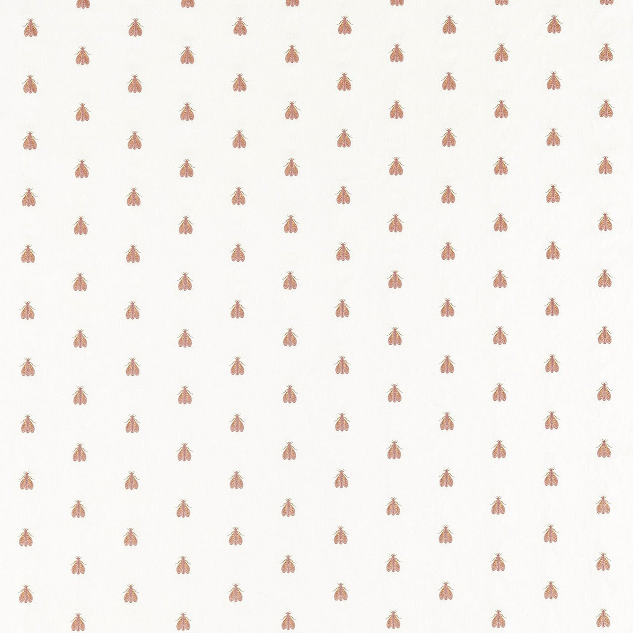 F1507/01 Falena Secret Garden Blush/Gold Clarke & Clarke Fabric