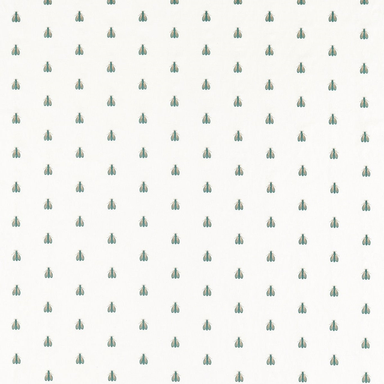 F1507/03 Falena Secret Garden Mineral/Rose Gold Clarke & Clarke Fabric