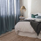 F1537/11 Lazio Denim Fabric by Clarke and Clarke