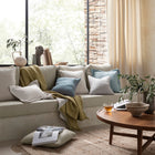 F1537/21 Lazio Linen Fabric by Clarke and Clarke