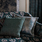 F1548/06 Ricamo Dimora Teal Fabric by Clarke and Clarke