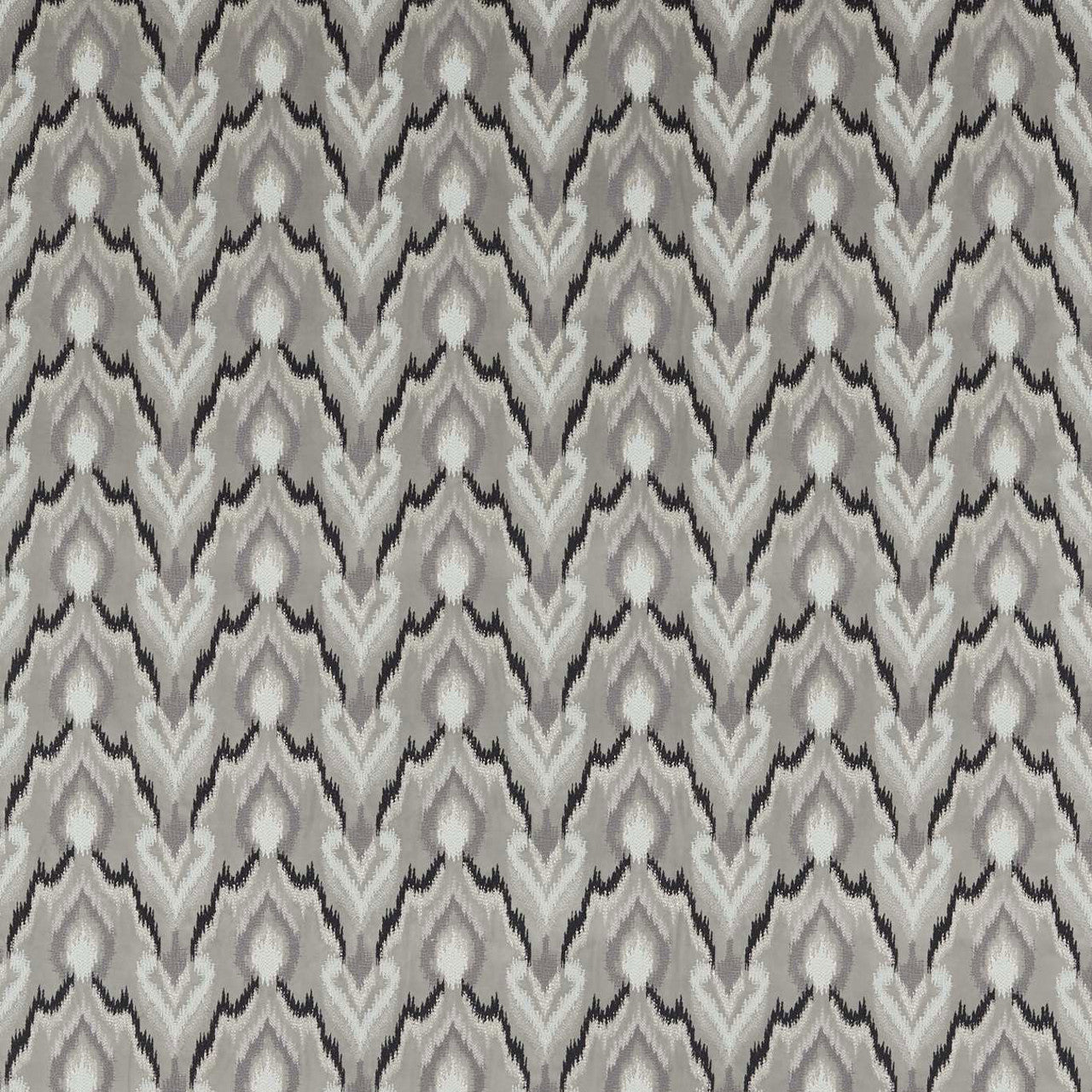 F1549/03 Velluto Dimora Pewter Fabric by Clarke and Clarke