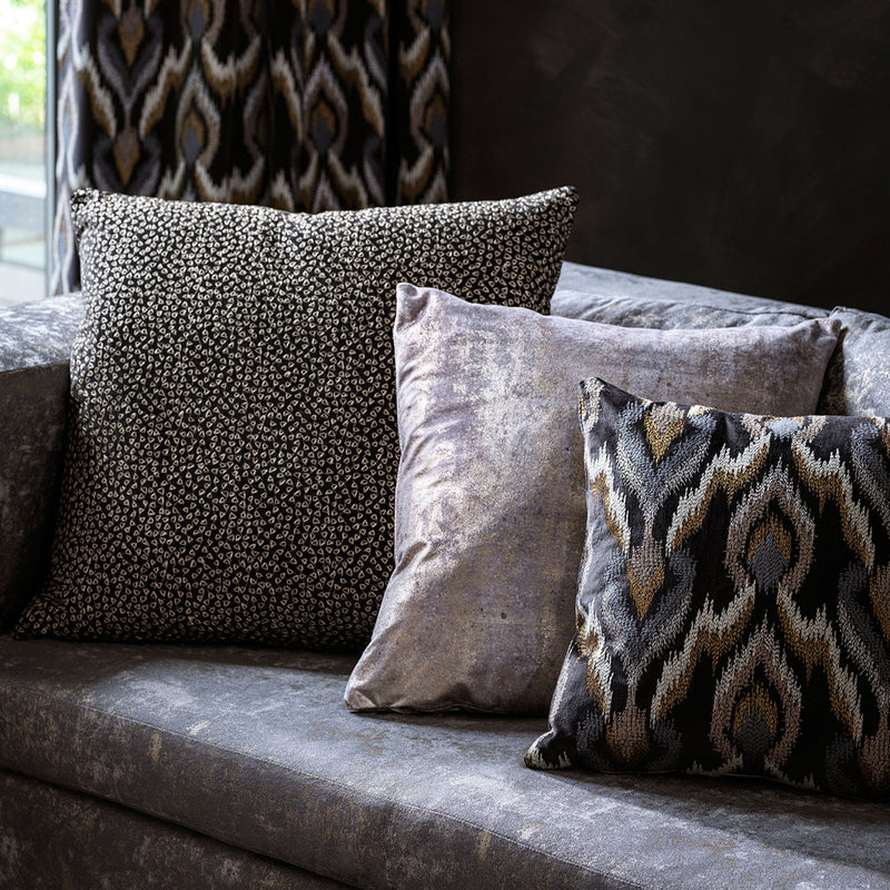 F1550/05 Sontuoso Dimora Silver Fabric by Clarke and Clarke