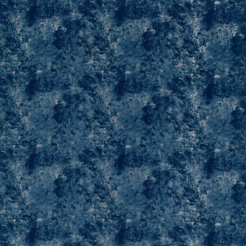F1551/02 Nuvola Dimora Midnight Fabric by Clarke and Clarke
