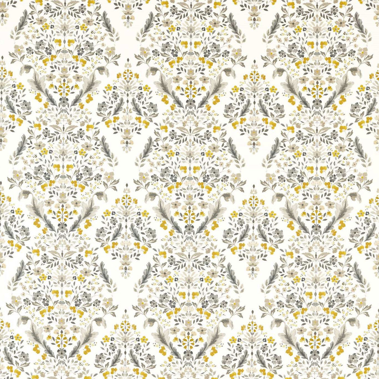 F1559/01 Gawthorpe Country Escape Charcoal Fabric by Clarke and Clarke