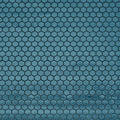Hexa Illusion Teal Fabric by Clarke and Clarke
