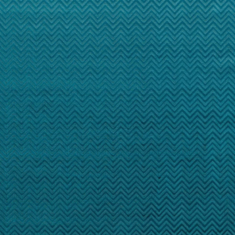 F1566/05 Nexus Illusion Peacock Fabric by Clarke and Clarke
