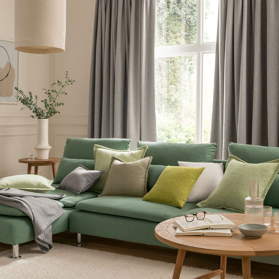 F1572/21 Orla Snow Fabric by Clarke and Clarke