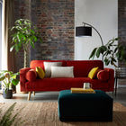 F1583/20 Riva Ruby Fabric by Clarke and Clarke