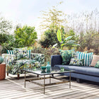 F1666/01 Congo Outdoor Alfesco Indoor Outdoor Forest Fabric by Clarke & Clarke