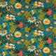 Passiflora Outdoor Alfesco Indoor Outdoor Kingfisher Fabric by Clarke & Clarke