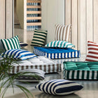 F1673/01 Sicily Outdoor Alfesco Indoor Outdoor Cobalt Fabric by Clarke & Clarke