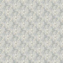 F1677/02 Golden Lily William Morris Designs Slate and Dove Fabric by Clarke & Clarke