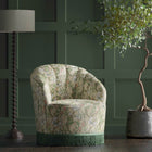 F1677/03 Golden Lily William Morris Designs Linen and Blush Fabric by Clarke & Clarke