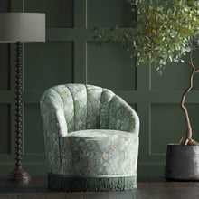 F1677/05 Golden Lily William Morris Designs Apple and Blush Fabric by Clarke & Clarke