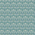Strawberry Thief William Morris Designs Teal Fabric by Clarke & Clarke