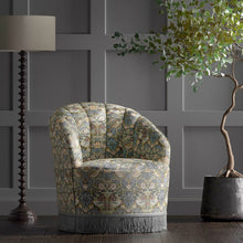 F1678/02 Strawberry Thief William Morris Designs Slate and Blush Fabric by Clarke & Clarke