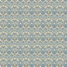 F1678/06 Strawberry Thief William Morris Designs Demin and Spice Fabric by Clarke & Clarke