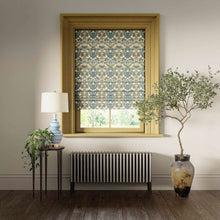 F1678/06 Strawberry Thief William Morris Designs Demin and Spice Fabric by Clarke & Clarke