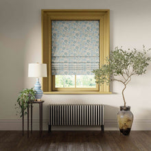 F1680/03 Mallow William Morris Designs Denim and Ivory Fabric by Clarke & Clarke