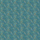 F1680/04 Mallow William Morris Designs Teal Fabric by Clarke & Clarke