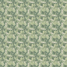F1681/02 Acanthus William Morris Designs Apple and Sage Fabric by Clarke & Clarke