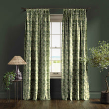 F1681/02 Acanthus William Morris Designs Apple and Sage Fabric by Clarke & Clarke