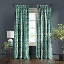 F1681/04 Acanthus William Morris Designs Teal Fabric by Clarke & Clarke
