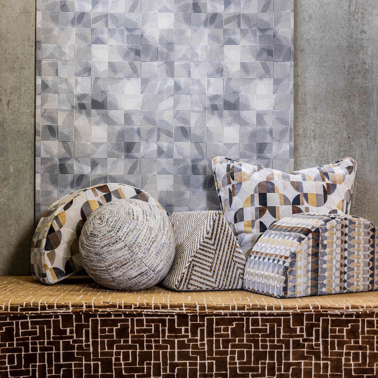 Delaunay Urban Fabric by Clarke & Clarke