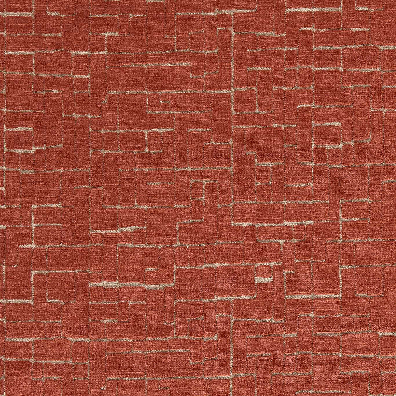 F1685/02 Kupka Urban Copper Fabric by Clarke & Clarke