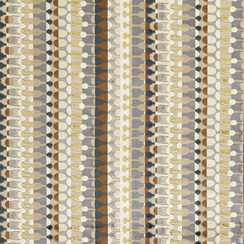 F1687/04 Orpheus Urban Natural Fabric by Clarke & Clarke