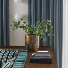 F1689/05 Bowfell Whitworth Indigo Fabric by Clarke & Clarke