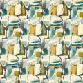 Figura Vivido Teal / Mineral Fabric by Clarke & Clarke
