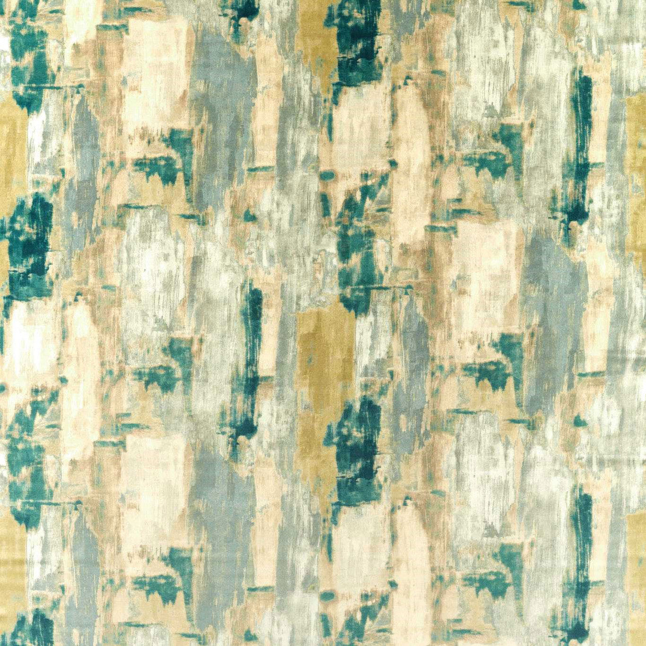 F1695/04 Lagna Vivido Teal Fabric by Clarke & Clarke