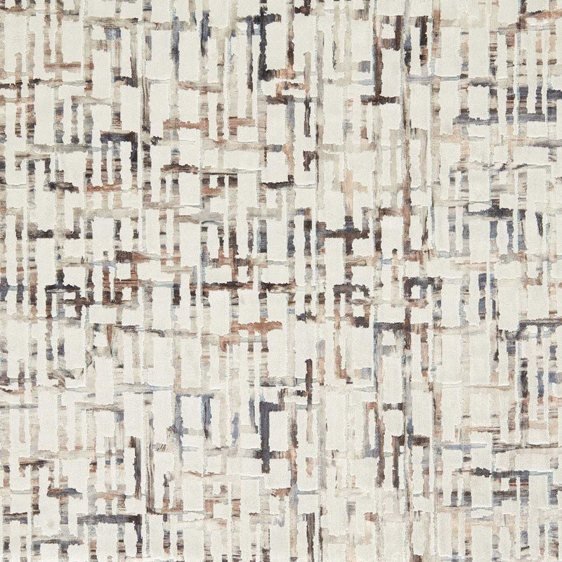 F1697/03 Quadrata Vivido Ivory Fabric by Clarke & Clarke
