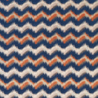 F1698/03 Sagoma Vivido Midnight / Spice Fabric by Clarke & Clarke