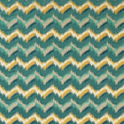 F1698/05 Sagoma Vivido Teal Fabric by Clarke & Clarke