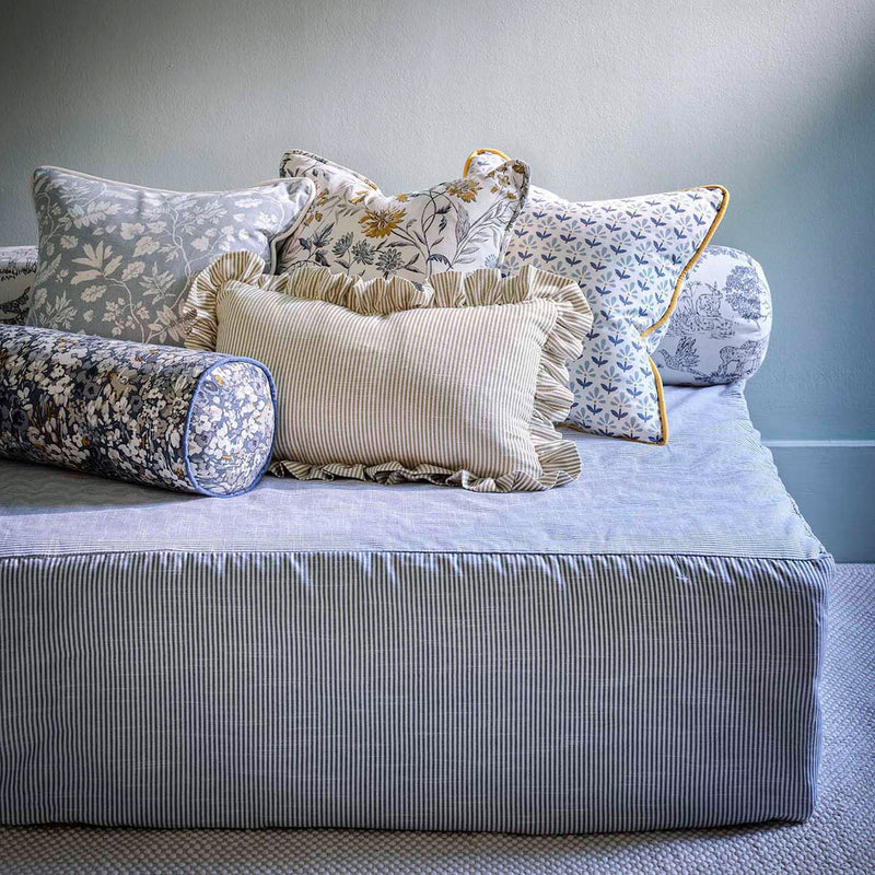 F1699/02 Bellever Studio G Northwood Denim Fabric by Clarke & Clarke