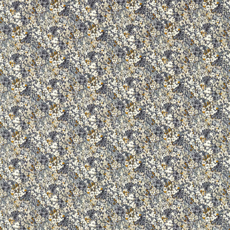 F1700/02 Ennerdale Studio G Northwood Denim / Saffron Fabric by Clarke & Clarke