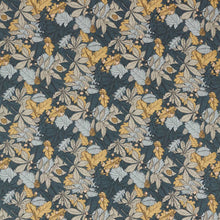 F1701/02 Mercia Studio G Northwood Ink Fabric by Clarke & Clarke