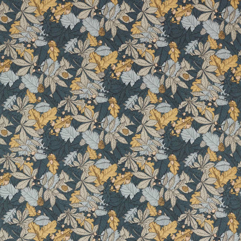 F1701/02 Mercia Studio G Northwood Ink Fabric by Clarke & Clarke