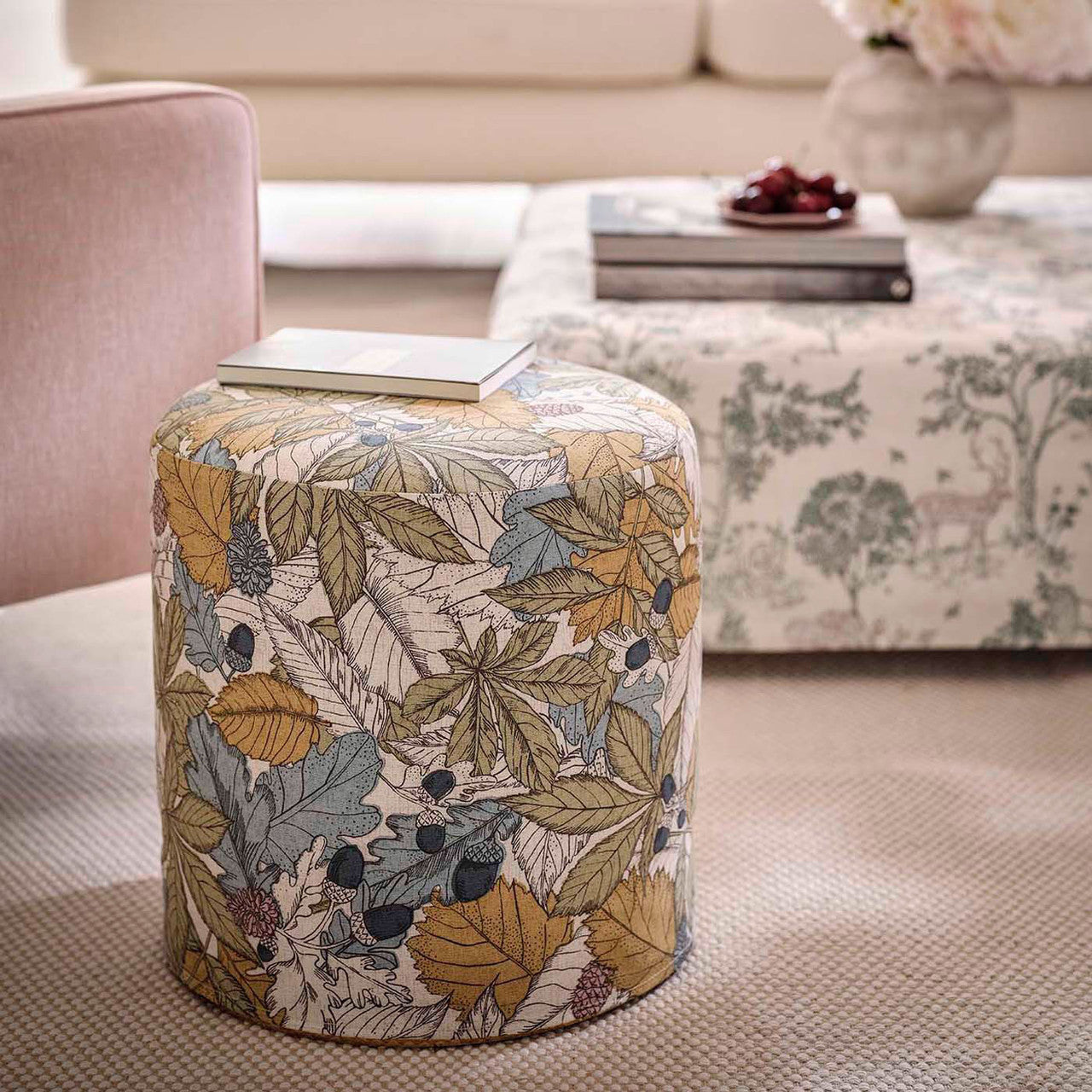 F1701/03 Mercia Studio G Northwood Summer Fabric by Clarke & Clarke