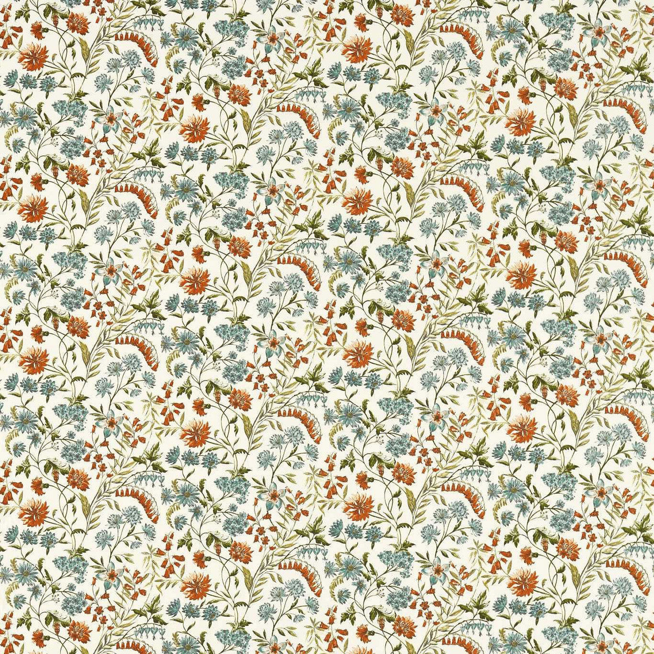 F1705/02 Whinfell Studio G Northwood Mineral / Spice Fabric by Clarke & Clarke
