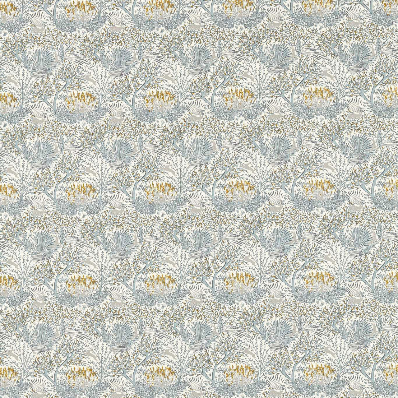 F1706/01 Wilderwood Studio G Northwood Denim Fabric by Clarke & Clarke