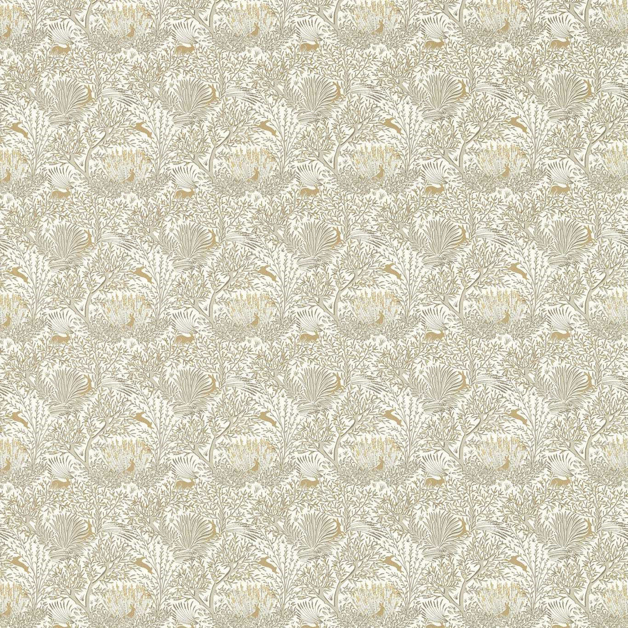 F1706/02 Wilderwood Studio G Northwood Natural Fabric by Clarke & Clarke